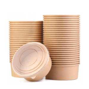 Ekologiczna miska papierowa 1300 ml + wieczko 300 szt (6 x50 szt)