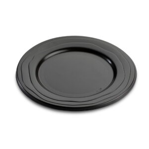Wielorazowy talerz 24 cm czarny 20 szt ARREUSE240N