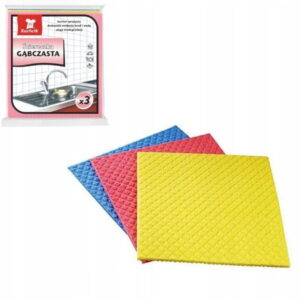 Ściereczki gąbczaste sponge do czyszczenia Kuchcik 3 szt