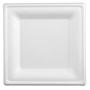 Ekologiczny talerz  kwadratowy z pulpy 15x15 cm 50 szt