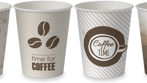 Kubek WZÓR COFFEE MIX do kawy, herbaty 250 ml 50 szt 5870