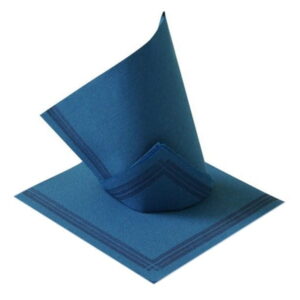 Serwetka TENDANCE 38x38 cm 50 szt GRANATOWE z paskiem 2-warstwy