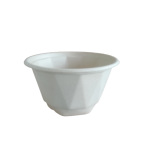 Miska DIAMENT z pulpy EKO do sałatek 1000 ml średnica 16 cm 50 szt (POKRYWKA OSOBNO)