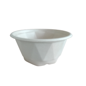 Miska DIAMENT z pulpy EKO do sałatek 850 ml średnica 16 cm 50 szt (POKRYWKA OSOBNO)