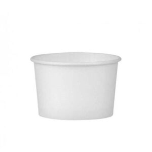 Miska na lody biała 245 ml 22595 25 szt
