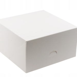 Pojemnik cukierniczy papierowy 25x21x7 cm biały 50 szt P11504