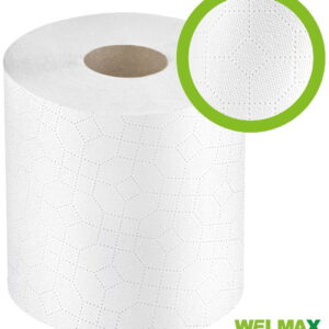 Ręcznik papierowy w roli biały celuloza dwuwarstwowy 100 m 1 szt