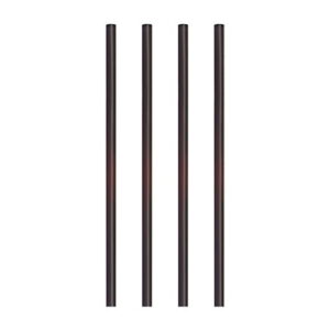 Słomki koktajlowekrótkie WIELOKROTNEGO UŻYTKU średnica 7 mm, 15 cm, kolor: czarny, `REUSE`  500 szt