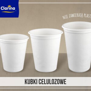Kubek na kawę, herbatę 100% EKOLOGICZNY z celulozy 450 ml 20 szt