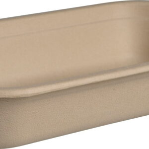 EKO Lunch Box jednokomorowy z trzciny cukrowej 750 ml,   22,9 x 13, 4 x 4,4 cm  125 szt (POKRYWKA OSOBNO)