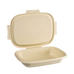 LUNCHBOX 100% EKO Z POKRYWKĄ 50 SZT 900 ML