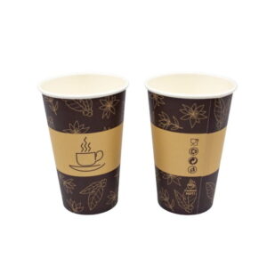BEZ SUP 100% EKO Kubek papierowy 300 ml  0% PLASTIKU 50 szt