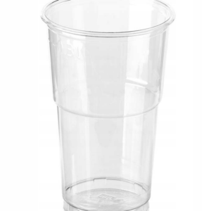 Kubek przeźroczysty PET 300 ml (pojemność całkowita 350 ml) śr 78 mm A'50