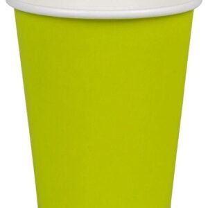 Zielony - kiwi  kubek papierowy do kawy, herbaty 250 ml 50 szt 132660