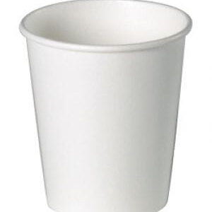 Biały kubek papierowy do kawy, herbaty 400 ml 50 szt
