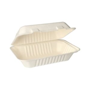 Opakowanie z trzciny cukrowej na burgera/frytki 600 ml 50 szt