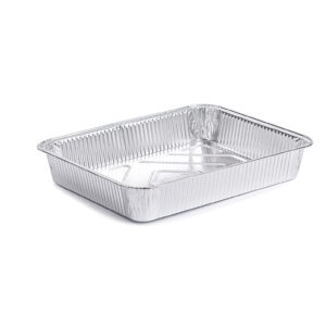 Foremka aluminiowa 1000-1100 ml 22x18x3,5 cm 100 szt R11G (R75G)