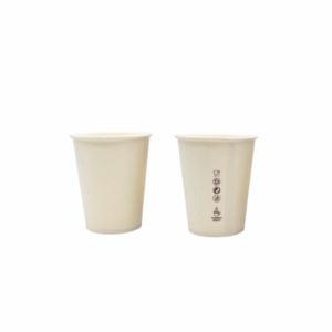 BEZ SUP 100% EKO Kubek papierowy biały 180 ml  0% PLASTIKU 50 szt 77207