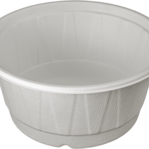 Miska DIAMENT z pulpy EKO do sałatek 1000 ml średnica 16 cm 50 szt (POKRYWKA OSOBNO)