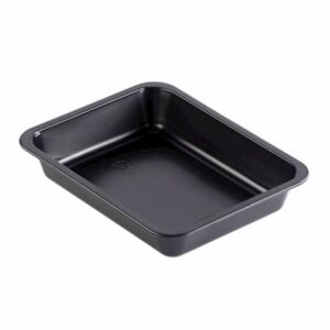 REUSE Pojemnik cateringowy do zgrzewu niedzielony CZARNY PP 227x178x40 50 szt