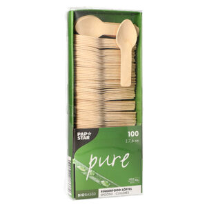Fingerfood - łyżki z drewna do monoporcji `pure`, 7,6 cm 100 szt