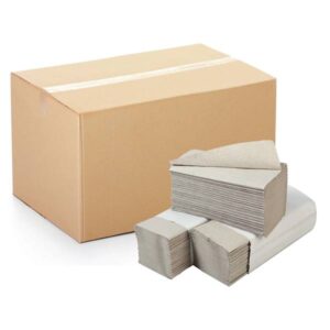 Ręcznik papierowy szary składany ZZ 20x200 listków = 4000 szt  1 KARTON