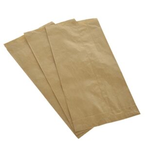 Torebka fałdowa z okienkiem 350x200x90 mm BRĄZOWA 1000 szt