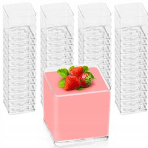 Fingerfood -  pojemnik CUBE na mini porcję 80 ml 9 szt