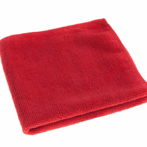 Ściereczka z mikrofibry frotte 30x30 cm 1 szt CZERWONA