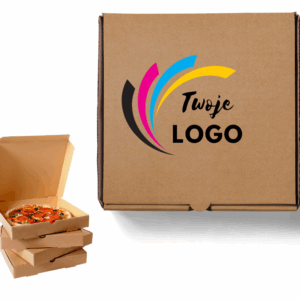 Pudełko na pizzę  32 x 32 cm TWOJE LOGO 50 szt