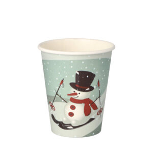 Kubek papierowy świąteczny SNOWTIME 200 ml 50 szt