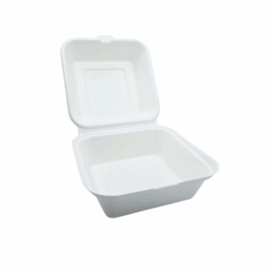 Pojemnik 17x17 cm HAMBURGER MAX z trzciny cukrowej 50 szt