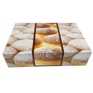 TŁUSTY CZWARTEK Opakowania na pączki kartonowe 31x31x7 cm 50 szt