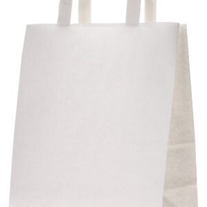 Torba papierowa brązowa do pojemników do zgrzewu płaski uchwyt 32x17x42 cm  KARTON 200 szt
