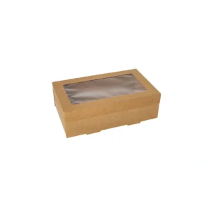 Karton cateringowy z okienkiem 25,5x15,3x8 cm 25 szt