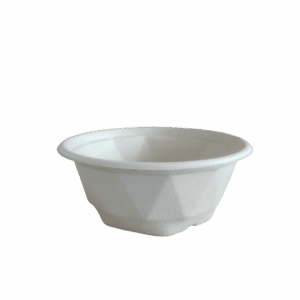 Miska DIAMENT z pulpy EKO do sałatek 750 ml średnica 16 cm 50 szt (POKRYWKA OSOBNO)