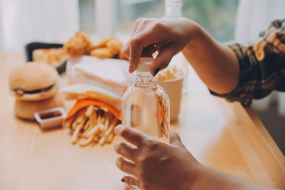 wielorazowa butelka dla gastronomii