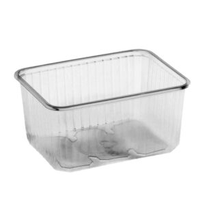 Pojemnik transparentny prostokątny PP 2000 ML 50 szt TP2000CONT181/132 (POKRYWKA OSOBNO)